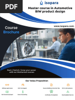 Foundation Course Automotive BIW Design Using CATIA V5 or UGNX