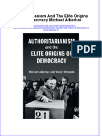 PDF Authoritarianism and The Elite Origins of Democracy Michael Albertus 2 Ebook Full Chapter