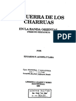 ACOSTA Y LARA - La Guerra de Los Charruas. Hispanico