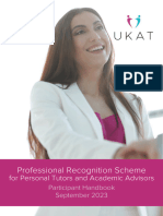 Ukat Professional Recognition Scheme Handbook