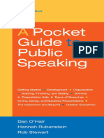 A Pocket Guide To Public Speaking 5th Edition