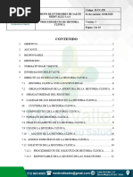 M-Uc-Pd-28 Procedimineto de Historia Clínica