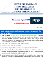 Présentation Réévaluation Des Immobilisations