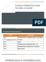 AULA 01 - Microbiologia e Parasitologia Aplicada À Saúde (09.11.2021)