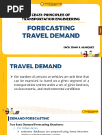 Topic 6-Forecasting Travel Demand