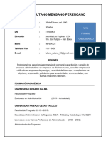 Curriculum Vitae - Documentado