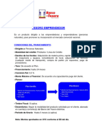 Recaudos y Condiciones Tesoro Emprendedor y Credimujer 21 03 2024