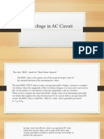 RMS and Ave Voltage