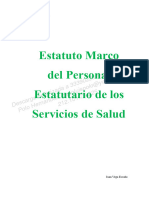 Estatuto Marco Del Personal Estatutario de Los Servicios de Salud