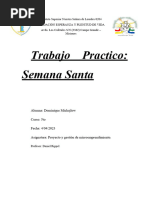 Trabajo Practico: Semana Santa