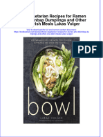 PDF Bowl Vegetarian Recipes For Ramen Pho Bibimbap Dumplings and Other One Dish Meals Lukas Volger Ebook Full Chapter