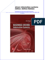 PDF Business Driven Information Systems Fifth Edition Edition Baltzan Ebook Full Chapter