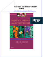 PDF Botanical Medicine For Womens Health Hardy Ebook Full Chapter