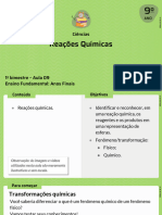 Aula 9 - Reações Químicas