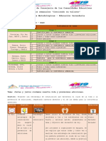 Orientaciones Metodológica Del II Trimestre Secundaria