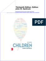 PDF Children Thirteenth Edition Edition John W Santrock Ebook Full Chapter