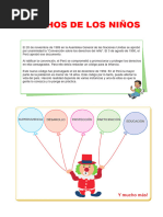 Derechos de Los Niños Tutoria Alumnos