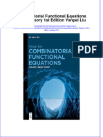 Ebffiledoc - 9download PDF Combinatorial Functional Equations Basic Theory 1St Edition Yanpei Liu Ebook Full Chapter