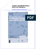 PDF Communication and Media Ethics Patrick Lee Plaisance Ebook Full Chapter