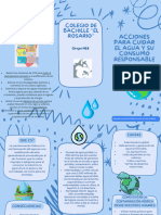 Folleto Tríptico Consejos para Cuidar El Agua