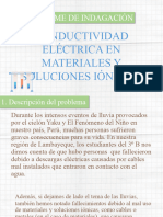 Informe de Indagación CONDUCTIVIDAD ELECTRICA