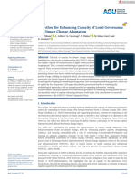 A Method For Enhancing Capacity of Local Governance For Climate Change Adaptation - Williams Et Al. (2020)