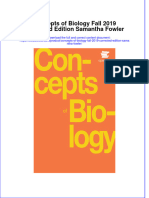 PDF Concepts of Biology Fall 2019 Corrected Edition Samantha Fowler Ebook Full Chapter