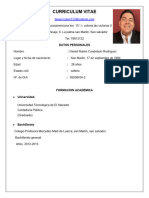 Curriculum Vitae - Daniel Candelario