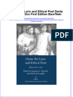 PDF Dante The Lyric and Ethical Poet Dante Lirico E Etico First Edition Baranski Ebook Full Chapter