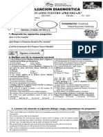 EVALUACION DIAGNOSTICA 5to. 2024