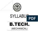 Syllabus: B.Tech