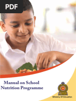 Manual On School Nutrition Program