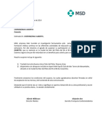 Carta de Invitacion MSD Dr. Chervin