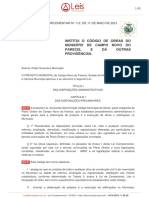 Lei Complementar 112 2021 Campo Novo Do Parecis MT Consolidada (13!06!2022)