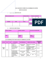 Hoja de Ruta para El Bloque de Cierre de Las Semanas de Gestión Año Escolar 2023