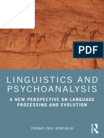 Thomas Paul Bonfiglio - Linguistics and Psychoanalysis - A New Perspective On Language Processing and Evolution (2023, Routledge) - Libgen - Li