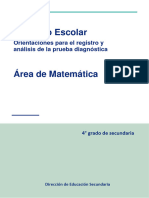 4 Matematica Orientaciones para El Regisro y Analisis de La Prueba Diagnostica 2024