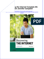 PDF Discovering The Internet Complete 5Th Edition Jennifer Campbell Ebook Full Chapter