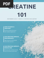 Research Bites Creatine 101