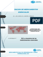 ACTIVIDAD 7. DCI y Sinonimia de Los Medicamentos Esenciales