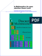 PDF Discrete Mathematics An Open Introduction Oscar Levin 2 Ebook Full Chapter