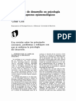 Psicología Evolutiva - Aspectos Epistemológicos