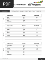 Prof Gastr 1 - Pastas - Clase 5