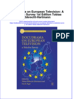 Full Chapter Docudrama On European Television A Selective Survey 1St Edition Tobias Ebbrecht Hartmann PDF