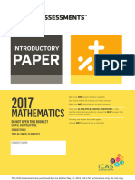 Icas Y2 Math 2017