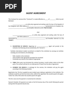 Agent Agreement