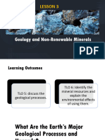 Geology and Non Renewable Minerals Midterm 3