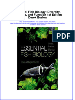 PDF Essential Fish Biology Diversity Structure and Function 1St Edition Derek Burton Ebook Full Chapter