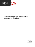 AvayaAura Administering SystemManager Rls 8 1 X Issue 26 Feb 2023