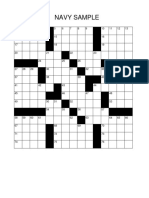 Navy-Sample LP-STD Crossword